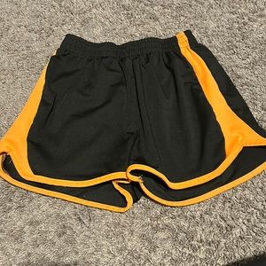 Regular black & orange shorts